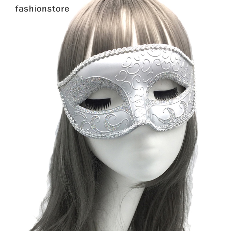 Mặt Nạ Hóa Trang Venetian Bằng Nhựa PP Phối Ren Cho Cặp Đôi