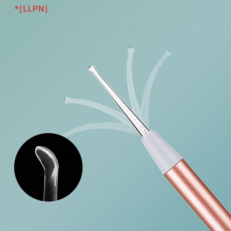 Dụng Cụ Lấy Ráy Tai Bằng Thép Không Gỉ Có Đèn Cho Bé