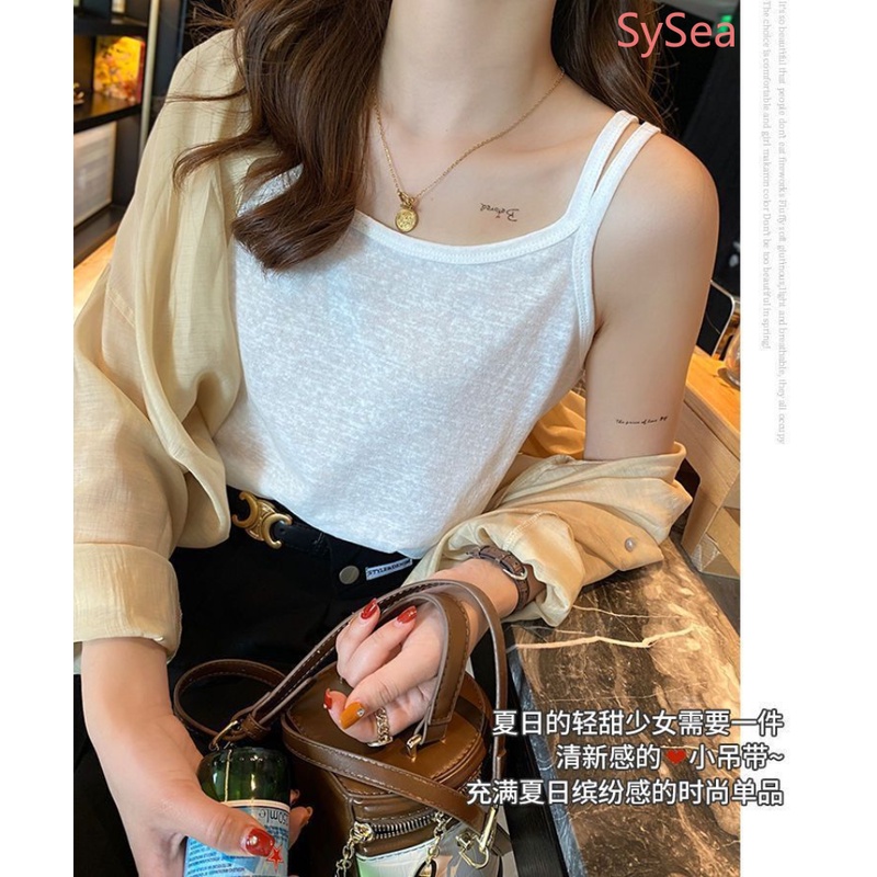 Áo Hai Dây Dáng Suông Plus Size Thời Trang Mùa Hè Cho Nữ