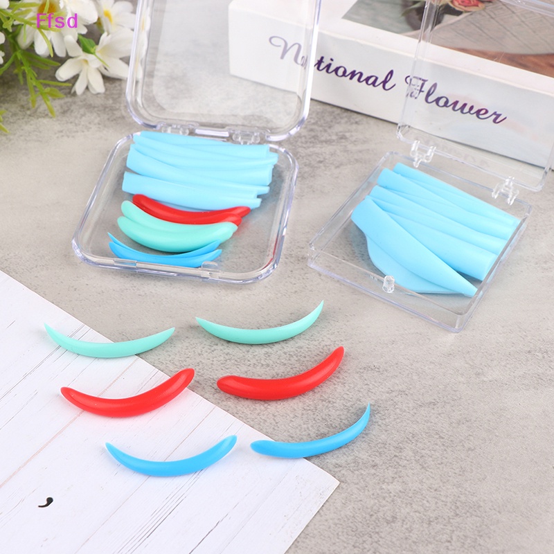 Bộ 3 / 4 / 7 Cặp Đệm Silicone Uốn Cong Lông Mi Có Thể Tái Sử Dụng