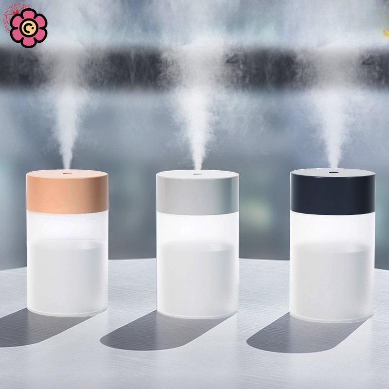 Máy Phun Sương Tạo Độ Ẩm Không Khí Bằng Sóng Siêu Âm Có Đèn LED Ban Đêm