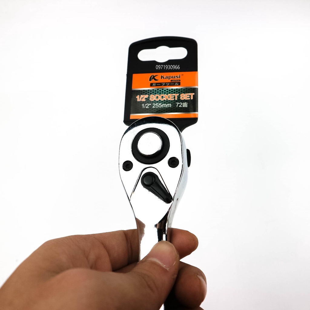 Tay lắc tự động cao cấp Kapusi Japan kích cỡ 1/2 1/4, cần siết tự động chất lượng nhật bản kim khí đức nguyên