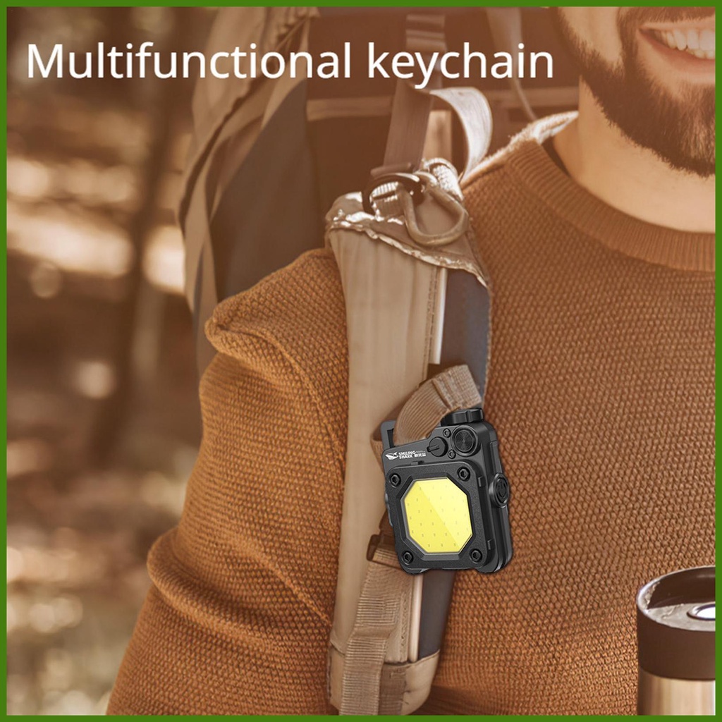 Móc Khóa Đèn Pin Cobs 800lm Mini Bỏ Túi Tiện Dụng