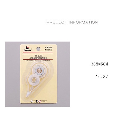 PVN59175 Bút xóa dạng kéo phong cách Nhật Bản chất lượng cao