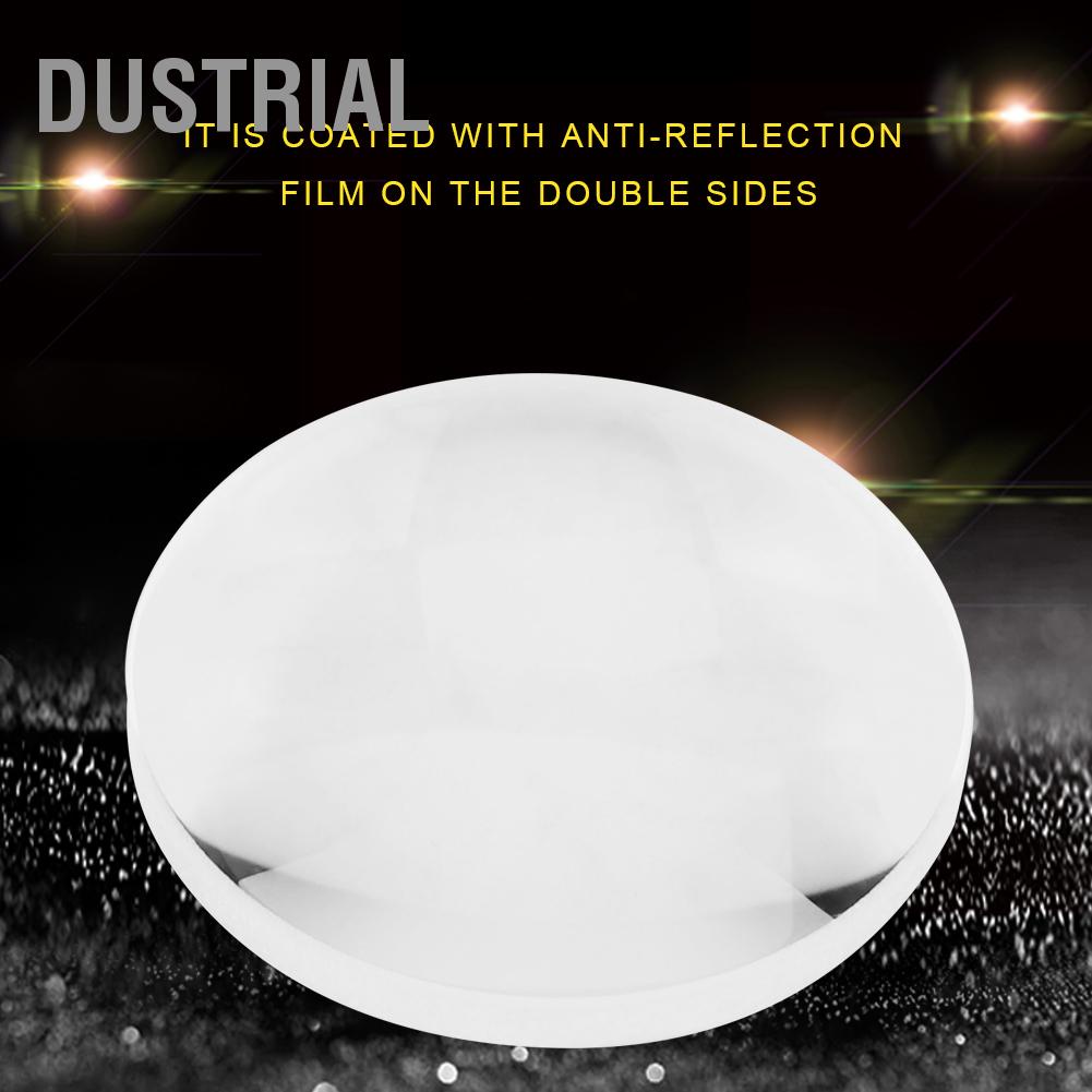 Kính quang học K9 Tiêu cự 100mm Thấu kính lồi kép phóng đại Dustrial K.