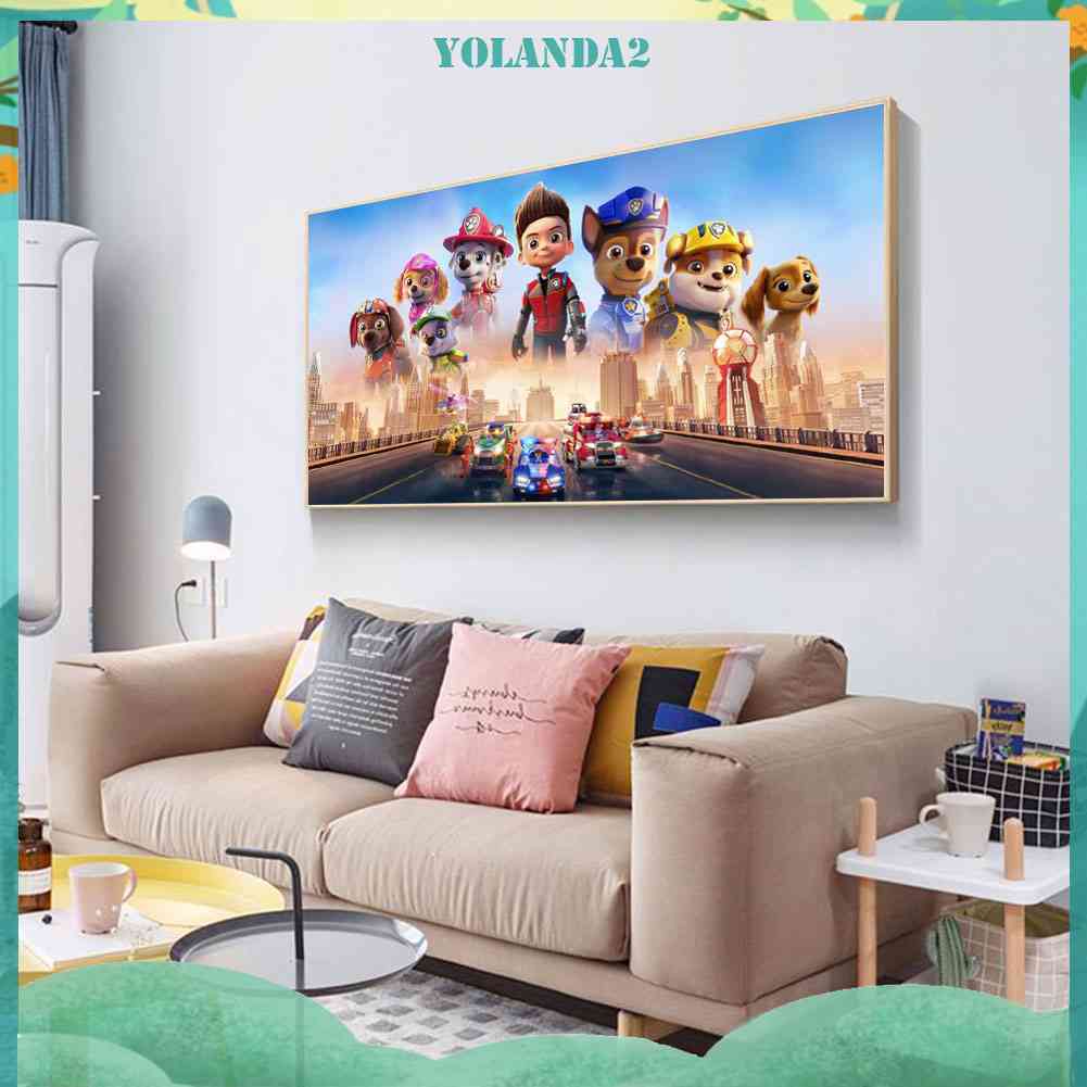 Tranh Đính Đá Kim Cương Toàn Bộ Hình Vẽ Móng Vuốt Trang Trí Tường