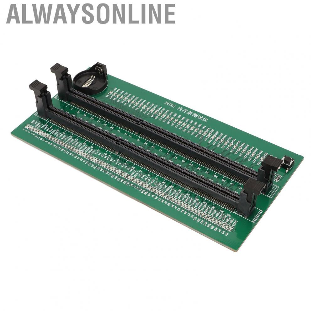 Alwaysonline DDR3 Memory Test Card  Tester Durable Sturdy PCB for Desktop