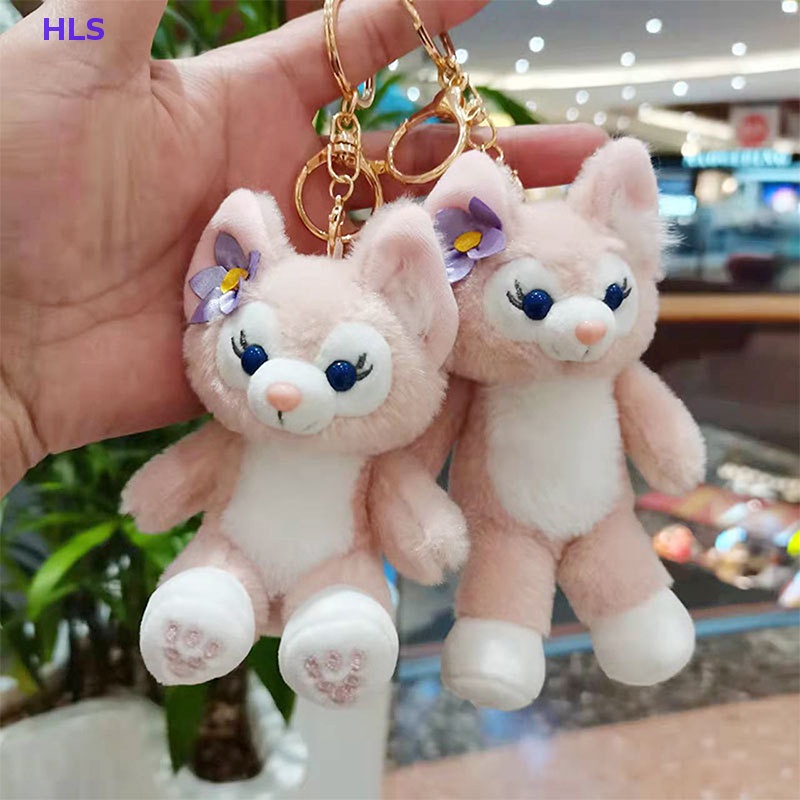 Móc Khóa Hình Thú Nhồi Bông Disney Lina Bell Fox Dễ Thương