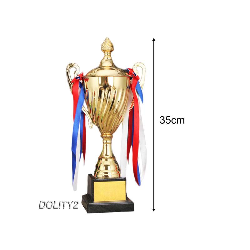 [Dolity2] Phần Thưởng Giải Thưởng Trophy Với Dây Ruy Băng Trang Trí Chiến Thắng Cho Trẻ Em Troph