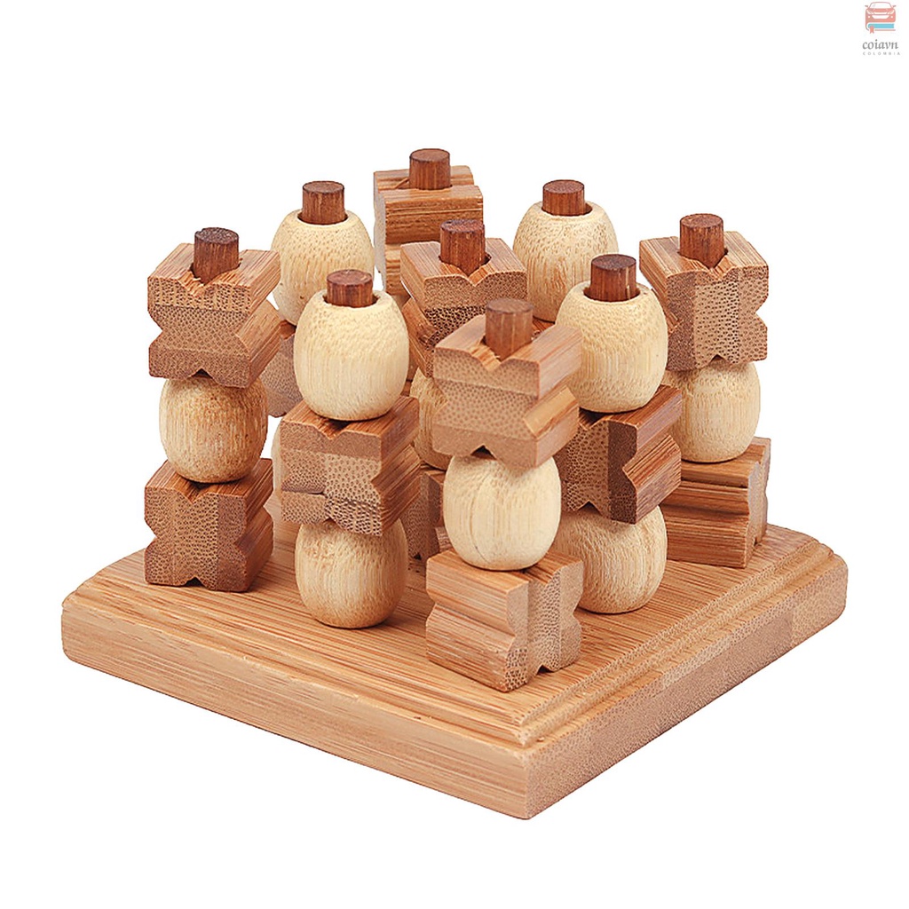 Bộ Bàn Cờ Vua 3D Bằng Gỗ Dành Cho Gia Đình