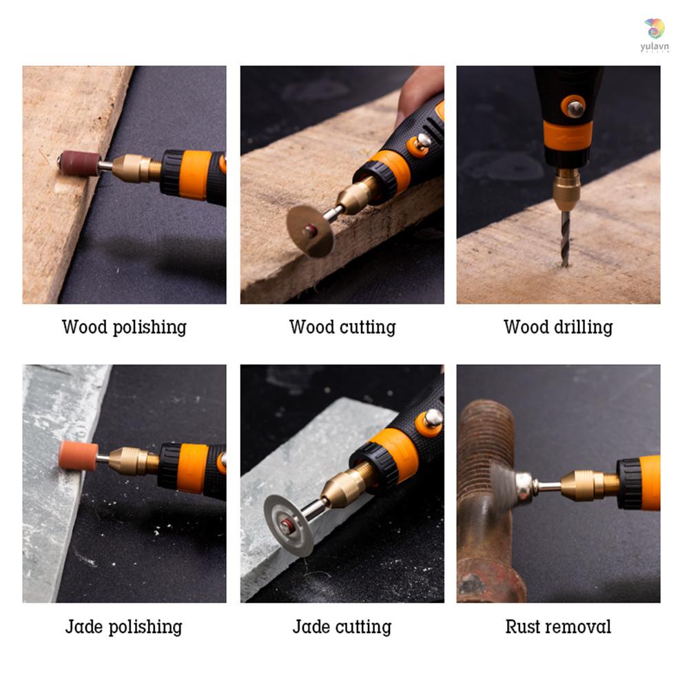 Bộ 46 Bút Khoan Điện Mini 3.6V Sạc USB 3 Tốc Độ Kèm Nhiều Thiết Bị Cài Đặt Cho Máy Mài Khắc