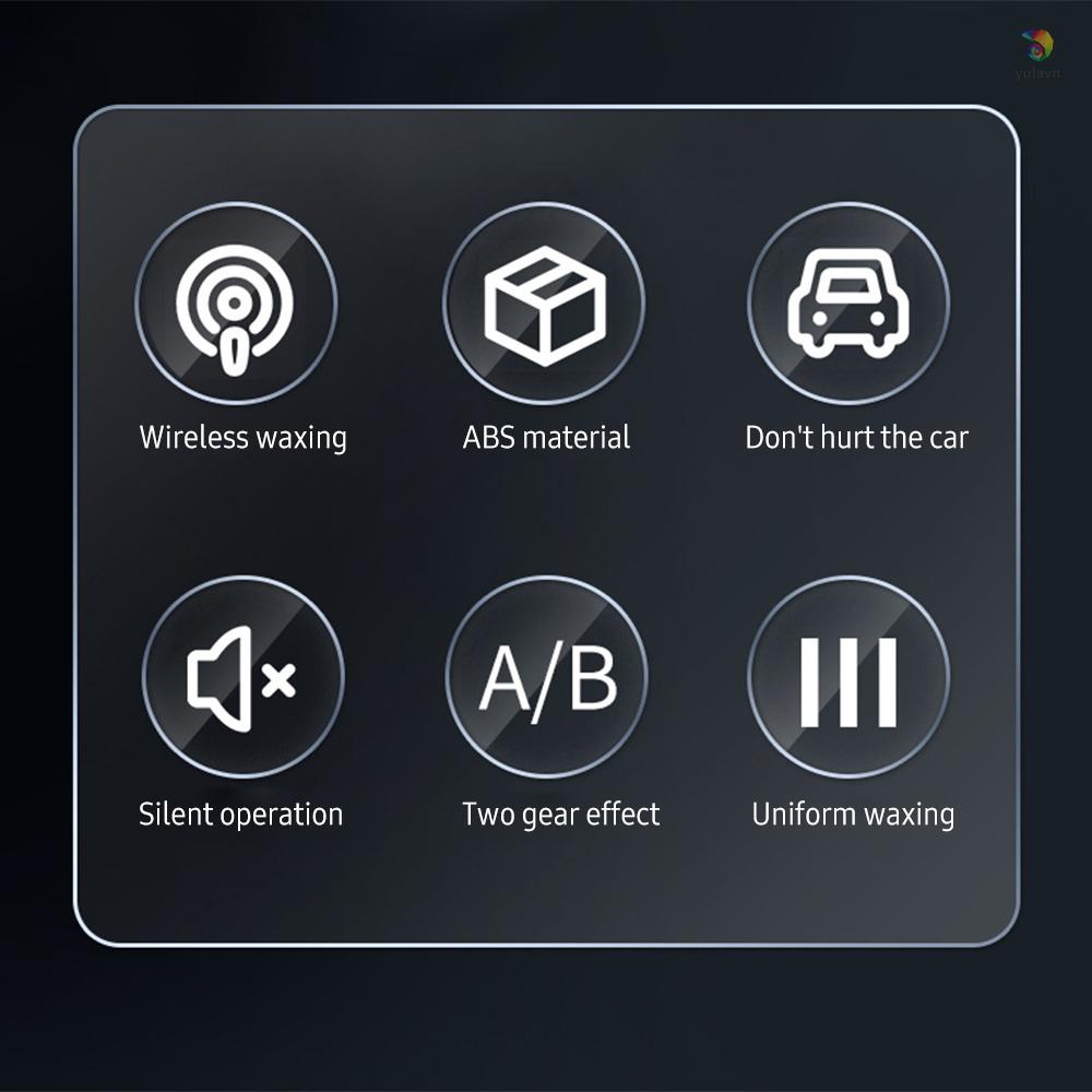 Bộ Máy Đánh Bóng Xe Hơi 2 Tốc Độ Mini Không Dây 4000mAh Lithium-Ion Có Thể Sạc Lại