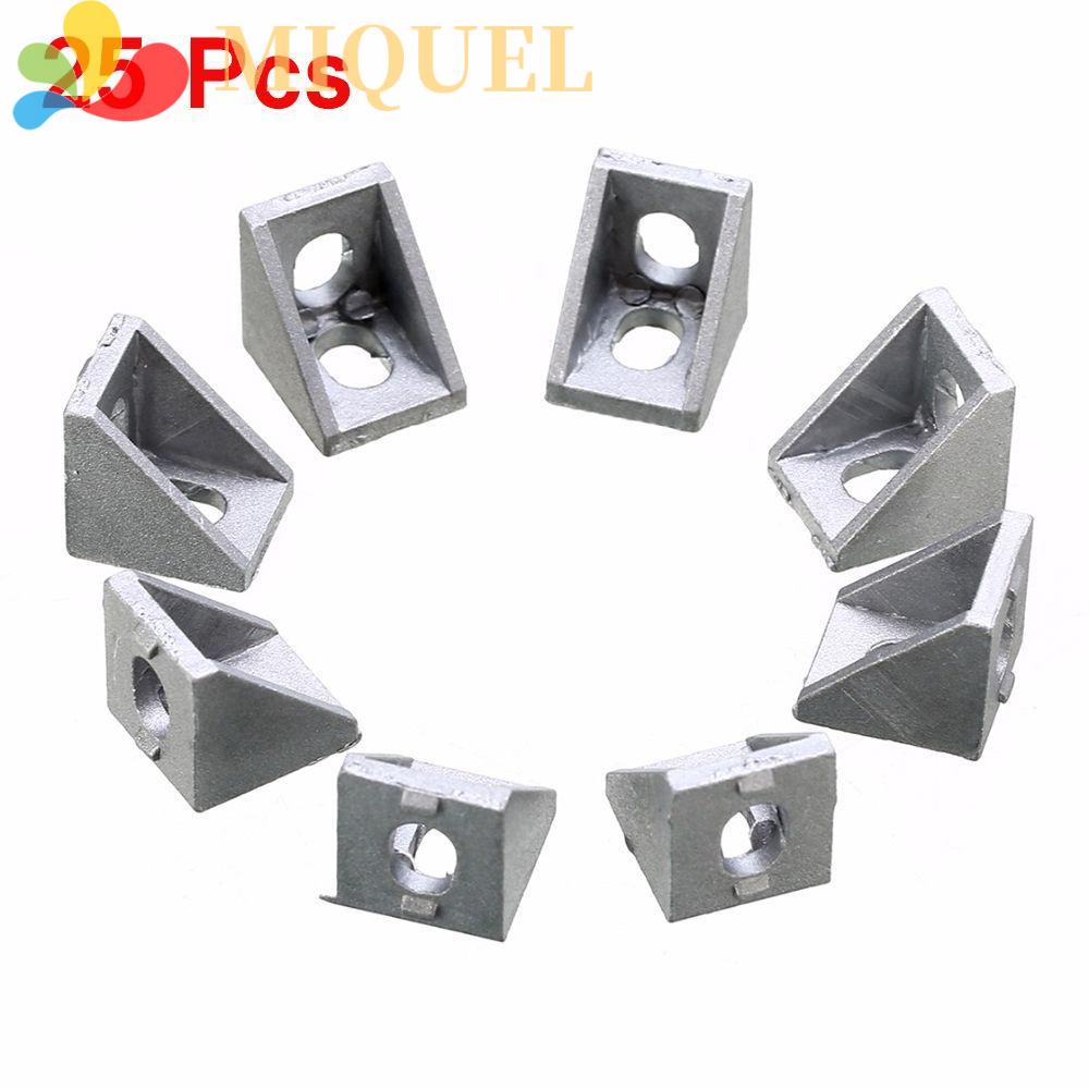 Khung MIQUEL 25 Cái 20x20x17mm|Bộ Định Tuyến Bằng Nhôm Cứng 20mm Cho Cast Solid Cast