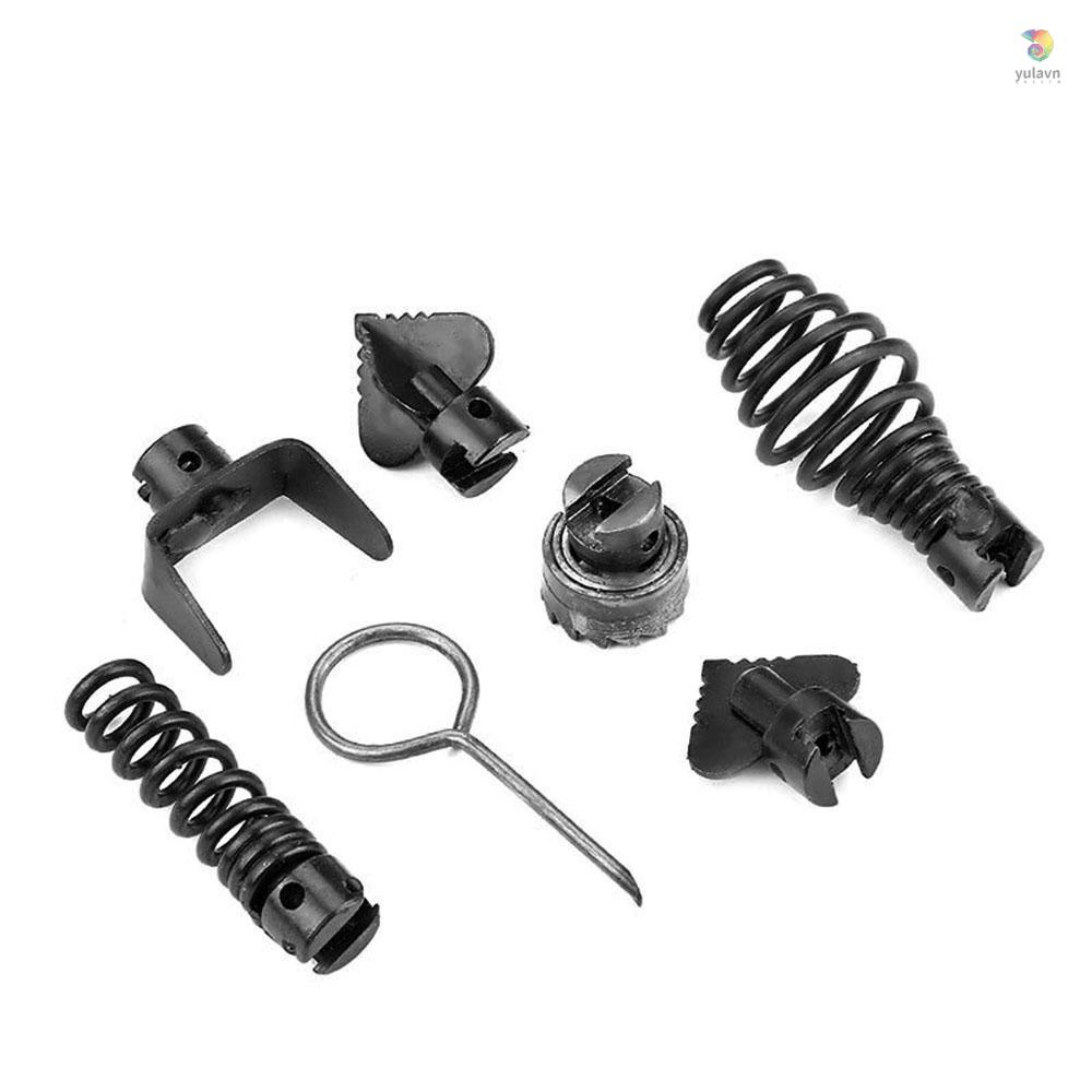 Bộ 7 Đầu Cắt Bằng Thép Mangan 16mm Chuyên Dụng Cho Máy Rửa Đường Ống