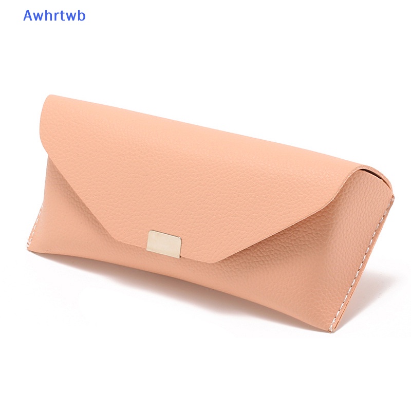 Hộp Đựng Mắt Kính Bằng Da Mềm Đính Kim Sa Lấp Lánh Phong Cách Retro Mới