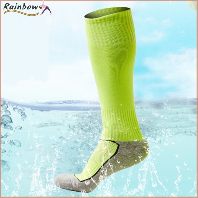 [COD] Vớ Dài Thoáng Khí Màu Sắc Tương Phản Phù Hợp Với Bóng Đá Thể Thao Ngoài Trời Dành Cho Trẻ Em