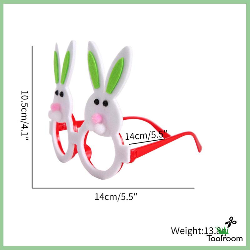 Mắt Kính Thỏ Phục Sinh Nhồi Bông Trang Trí Tiệc