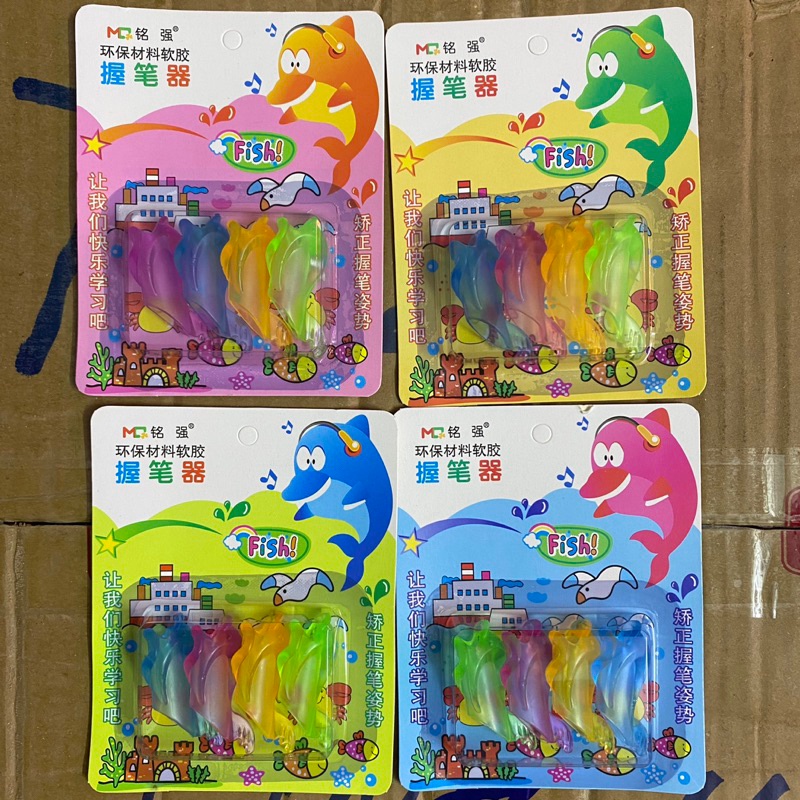 Vỉ 4 Cá Định Vị Cầm Bút Đúng