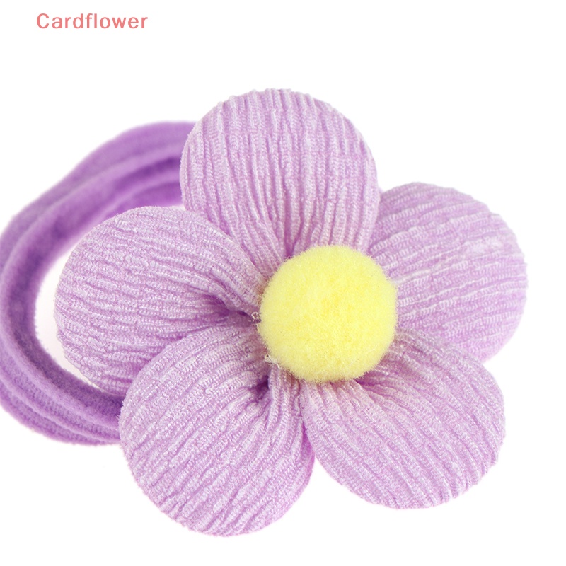 Bộ 6 Dây Cột Tóc Cao Su Co Dãn Đính Nơ Thời Trang Mới Cho Bé Gái