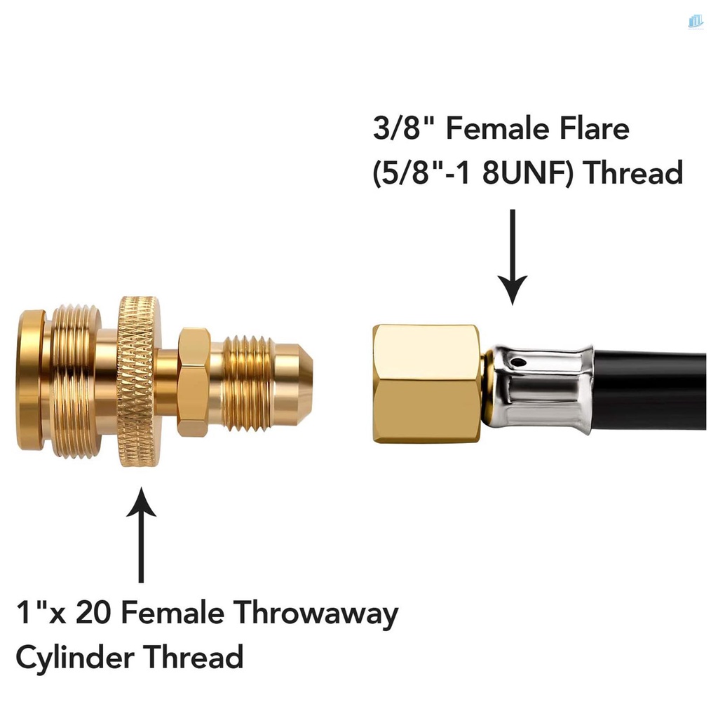 Ống Nối Nhanh 12ft Chuyên Dụng Cho Bình Ga-s Grill 1 / 4 '' 1lb