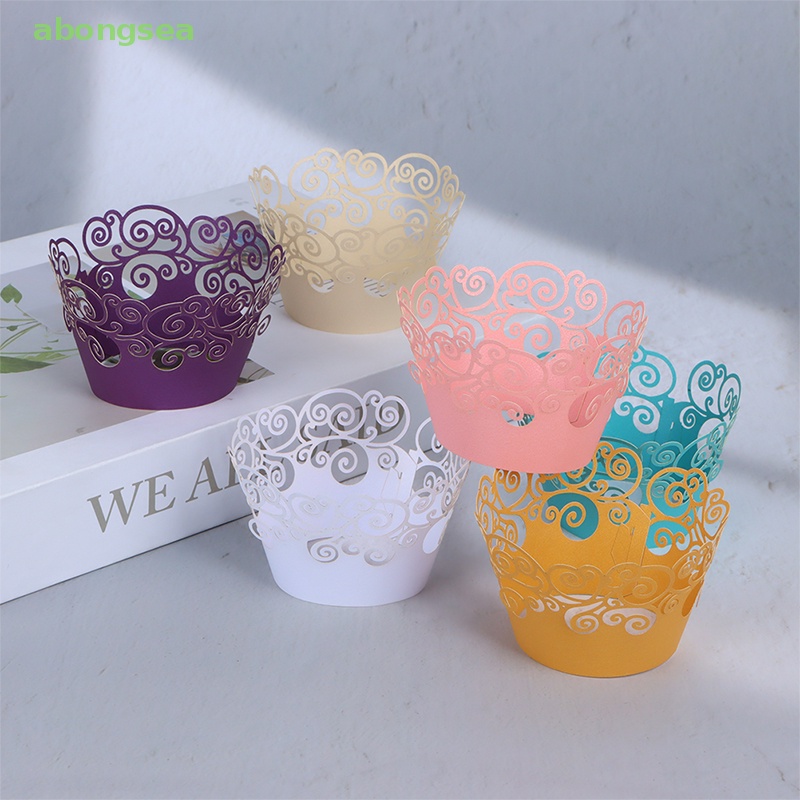 Set 50 Cốc Giấy Đựng Bánh Cupcake Tiện Dụng