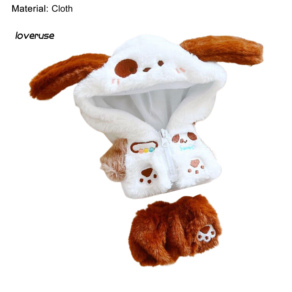 / Lo / Bộ Quần Áo Cho Búp Bê Thỏ Trắng Tinh Tế