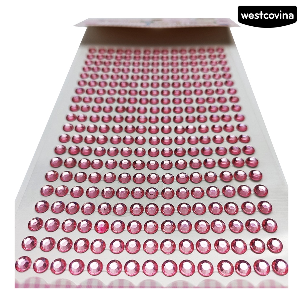 [COD]♪Bộ 2 Miếng Dán Đính Đá 5mm Trang Trí Sổ Tay DIY