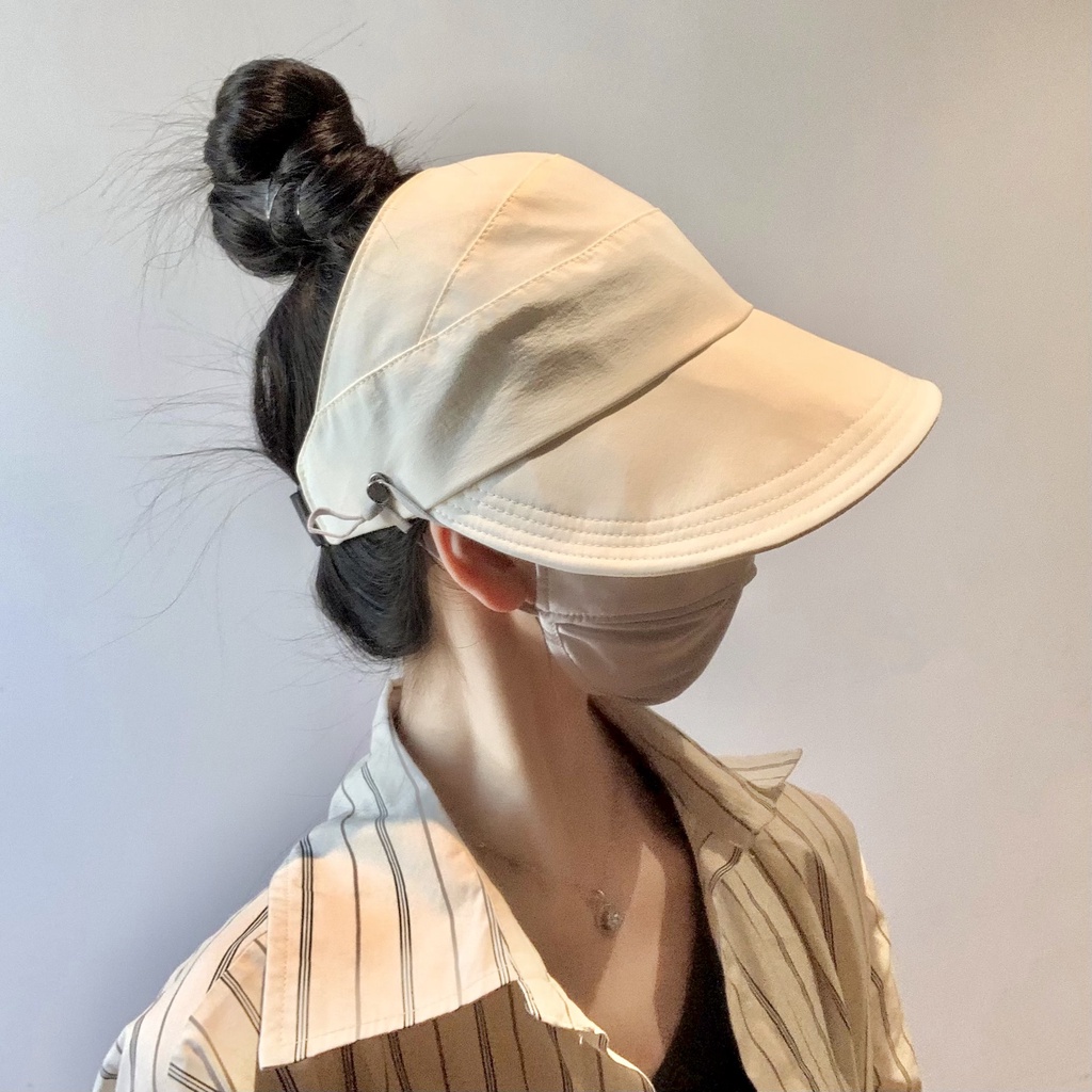 Nón Lưỡi Trai Màu Trơn Thoáng Khí Nhanh Khô Thời Trang Mùa Hè Cho Nữ