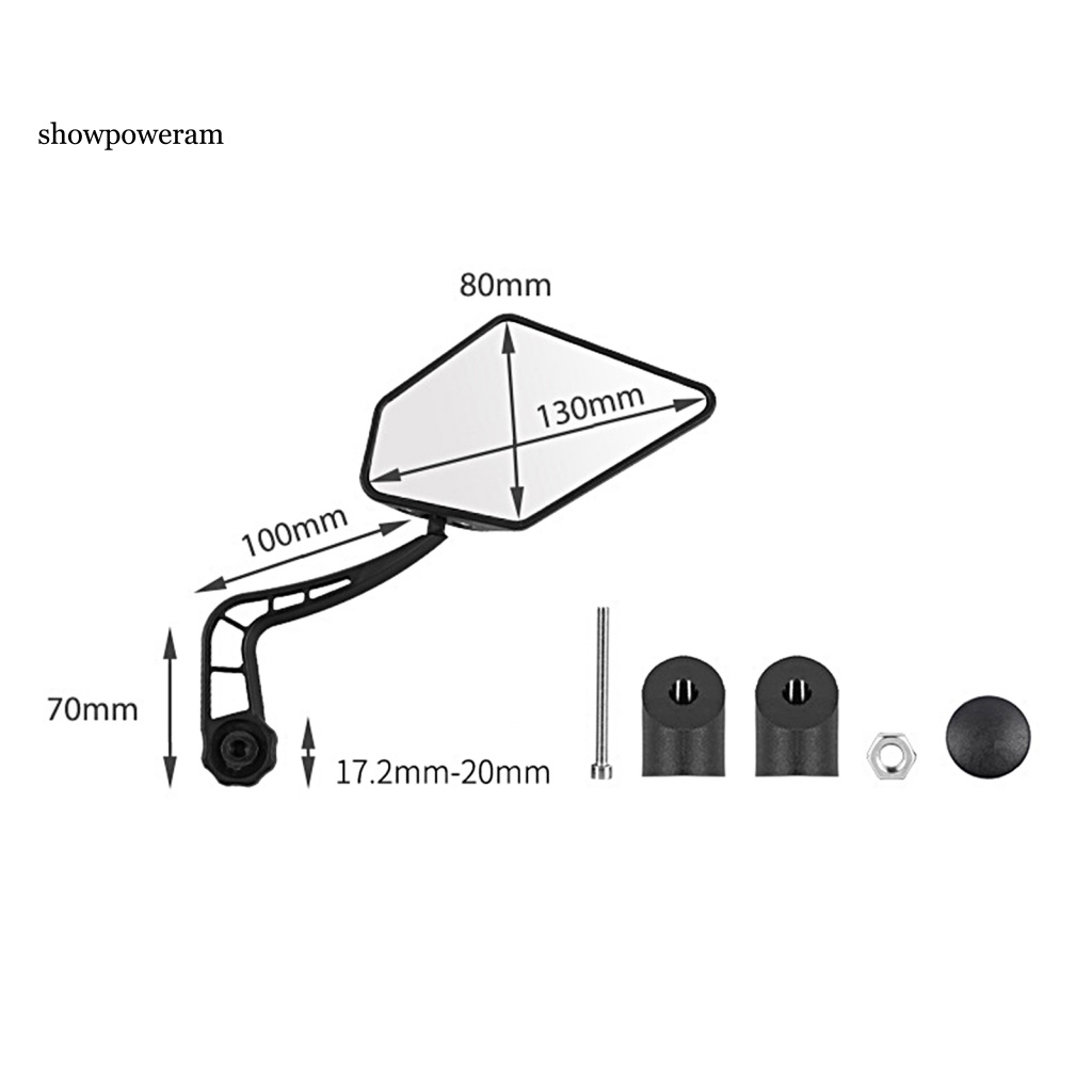 Gương Chiếu Hậu Gắn Lưng Xe Đạp Linh Hoạt Có Thể Điều Chỉnh Dễ Dàng