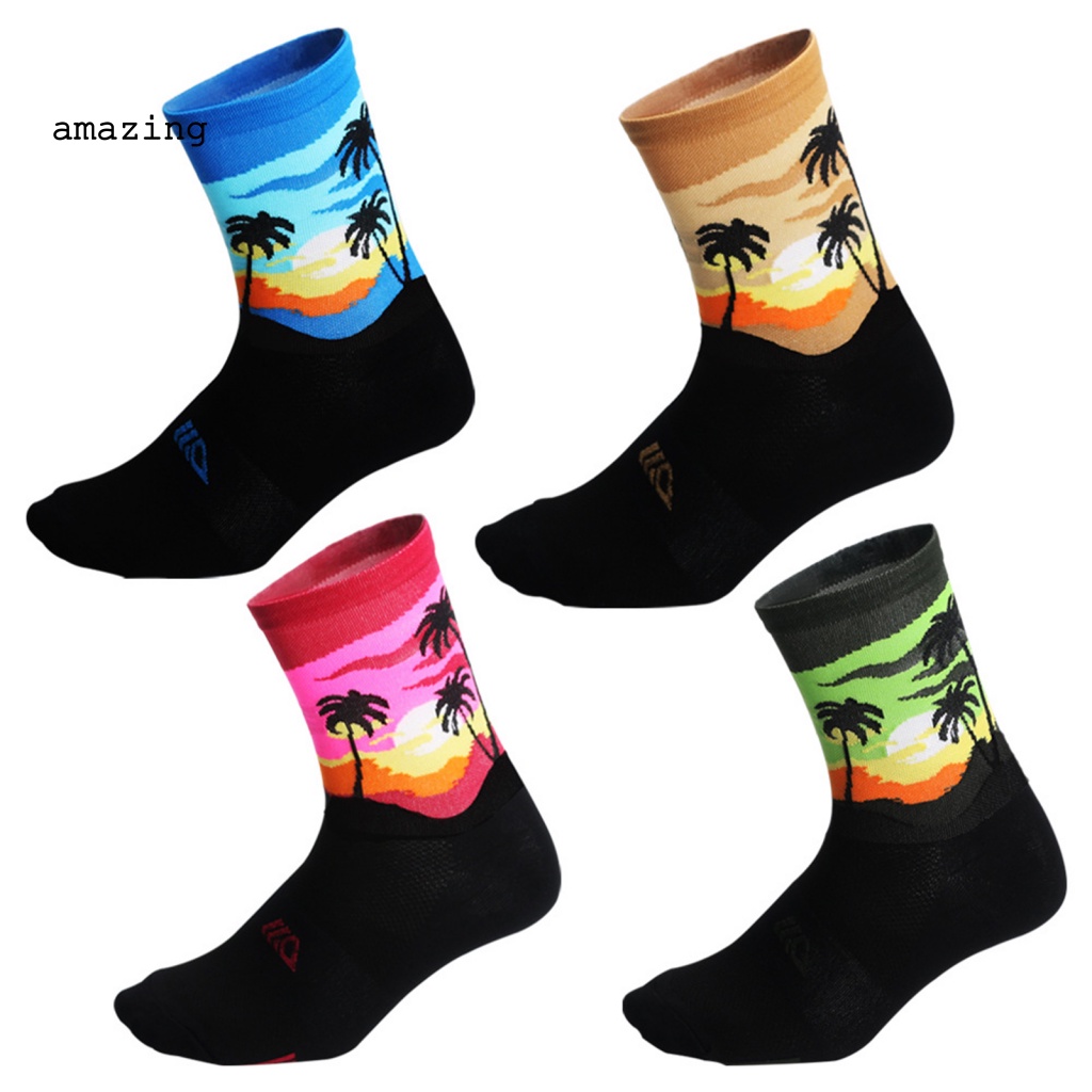 1 Đôi Vớ Đi Xe Đạp Đa Năng Thiết Kế Jacquard