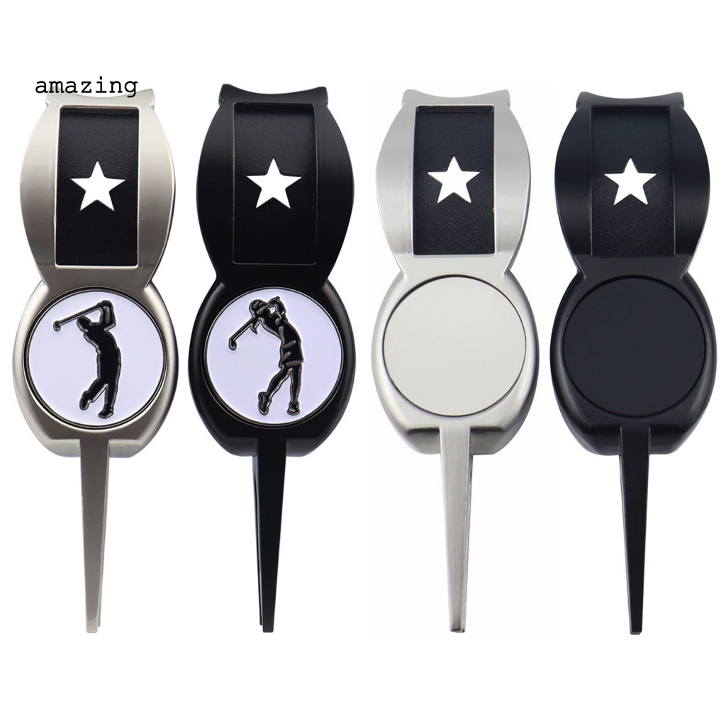 Nĩa Đánh Golf Bằng Hợp Kim Kẽm Màu Xanh Lá Có Thể Tháo Rời