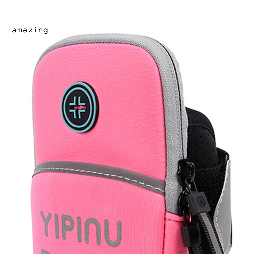 Giá Đỡ Điện Thoại Đeo Cánh Tay Nhỏ Gọn Thiết Kế Phản Quang Dành Cho Tập Gym / Thể Hình