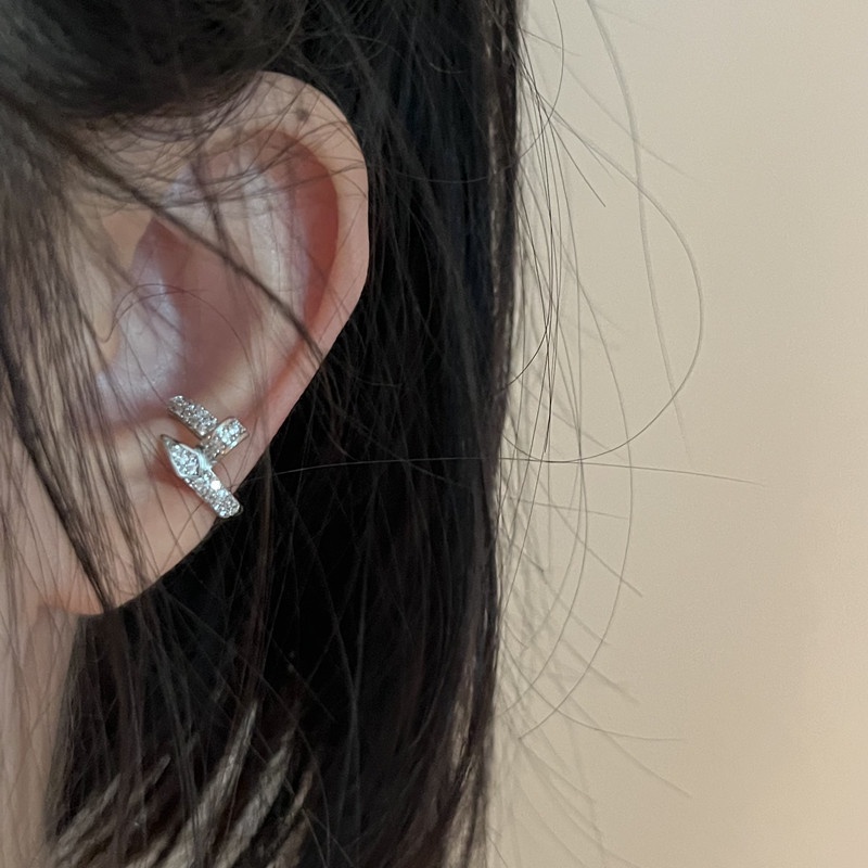 Bông Tai DạNg KẹP ĐíNh Đá LấP LáNh