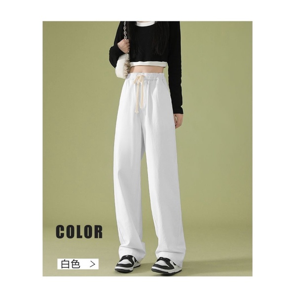 Quần dài NZN lưng cao ống rộng thời trang công sở thanh lịch cho nữ