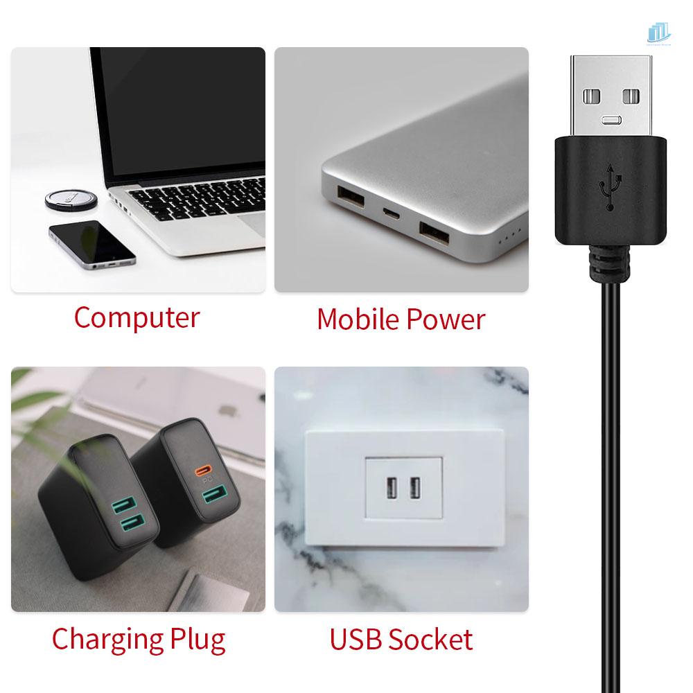 Bộ 2 Đèn LED USB 5600K + 2 Chân Máy Mở Rộng + 2 Đầu Bóng Linh Hoạt + Bộ Lọc 8 Màu (Đỏ / Vàng / Xanh Dương / Trắng)