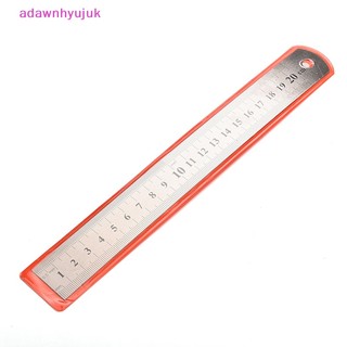 Thước đo kim loại 20cm hai mặt 3cc