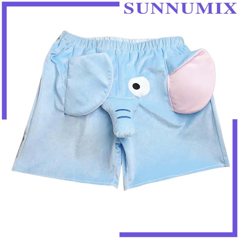 [Sunnimix] Quần Short Dáng Rộng Họa Tiết Hoạt Hình Dễ Thương Thoải Mái Thường Ngày Cho Nam Và Nữ