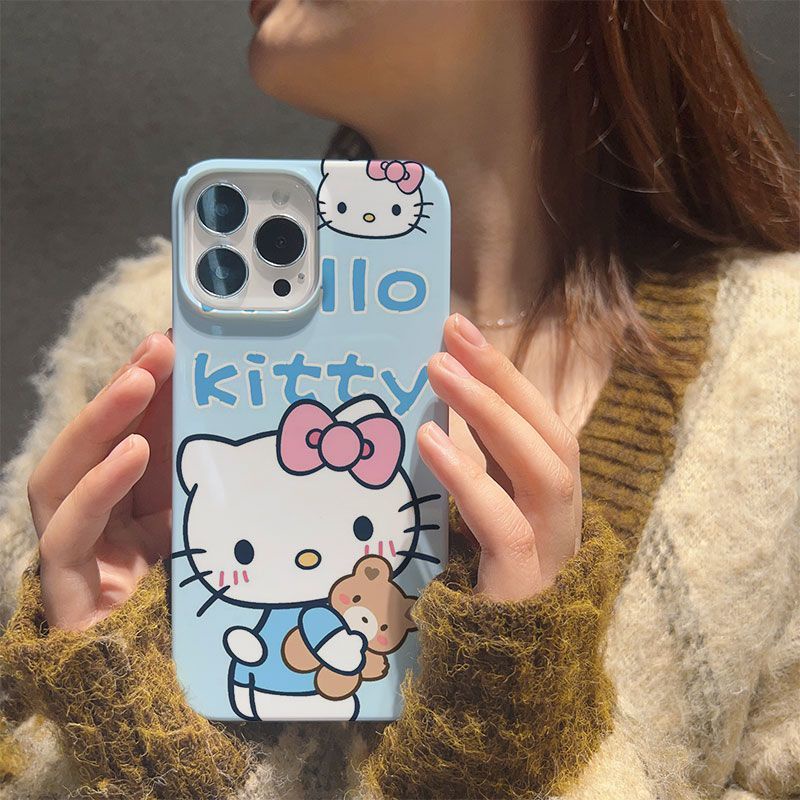 Ốp Điện Thoại Cứng / Mềm In Hình Hoạt Hình Dễ Thương Cho Apple 14 13 12promax7 prox 8 T7EW