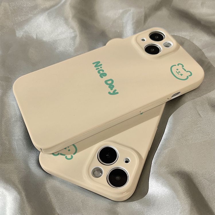 Ốp Điện Thoại Cứng Họa Tiết Hoạt Hình Chú Gấu Dễ Thương Cho iphone14promax 2VBH 1113 12P