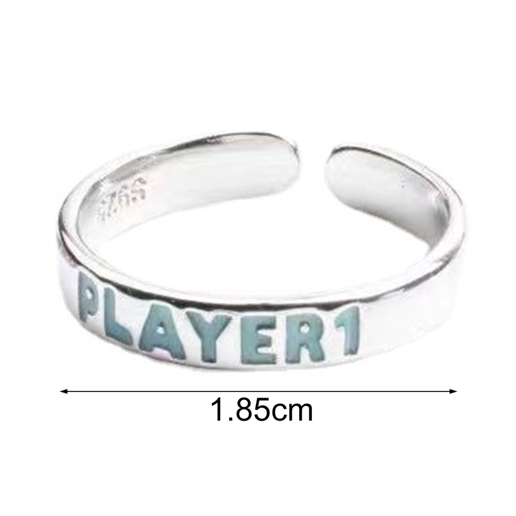 Nhẫn Hở Mạ Điện Phát Quang Không Gây Dị Ứng Trang Trí Cho Cặp Đôi