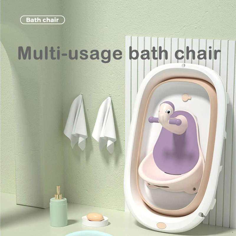 CATIMINI Ghế Ngồi Tắm Chống Trượt Có Thể Ngồi Và Túi Hỗ Trợ Bé Sơ Sinh
