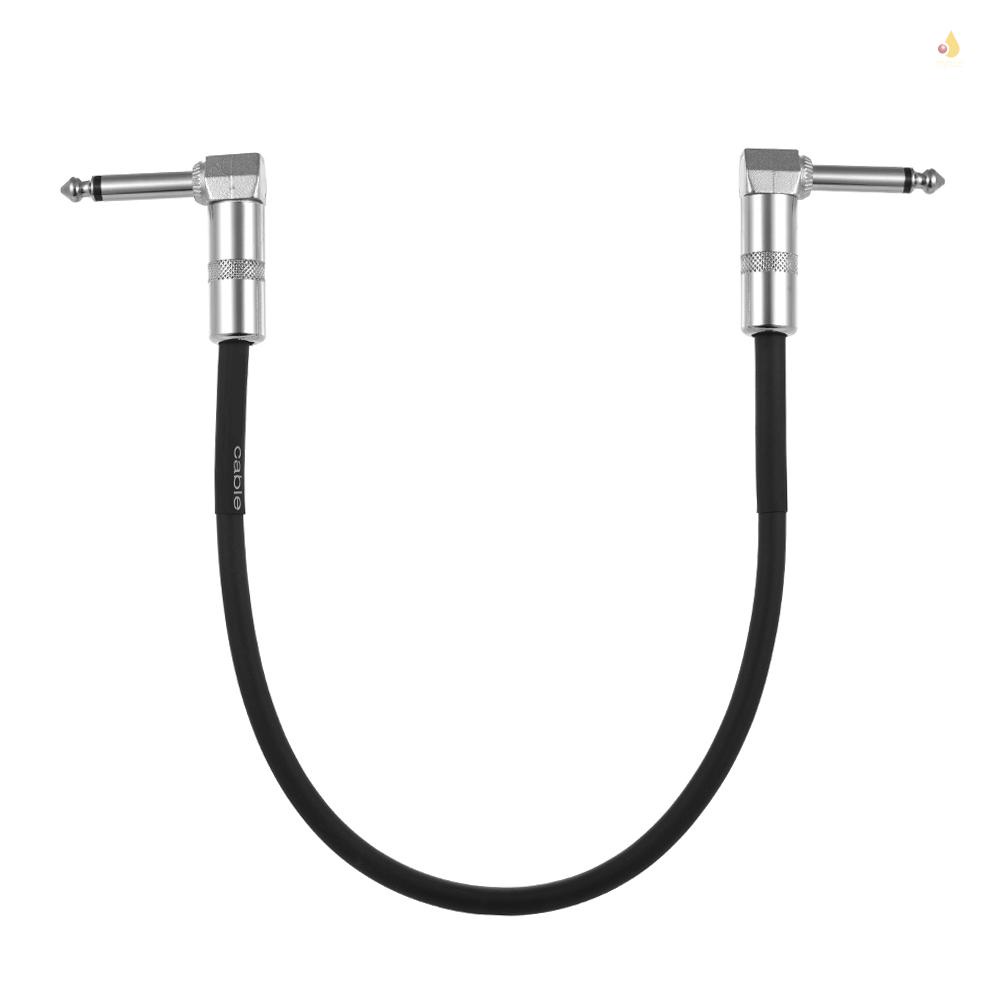 Dây Cáp Bàn Đạp Tạo Hiệu Ứng 3 Gói mynice 30cm / 1.0ft Với Giắc Cắm 1 / 4 Inch 6.35mm Bằng PVC Màu Đen / Bạc