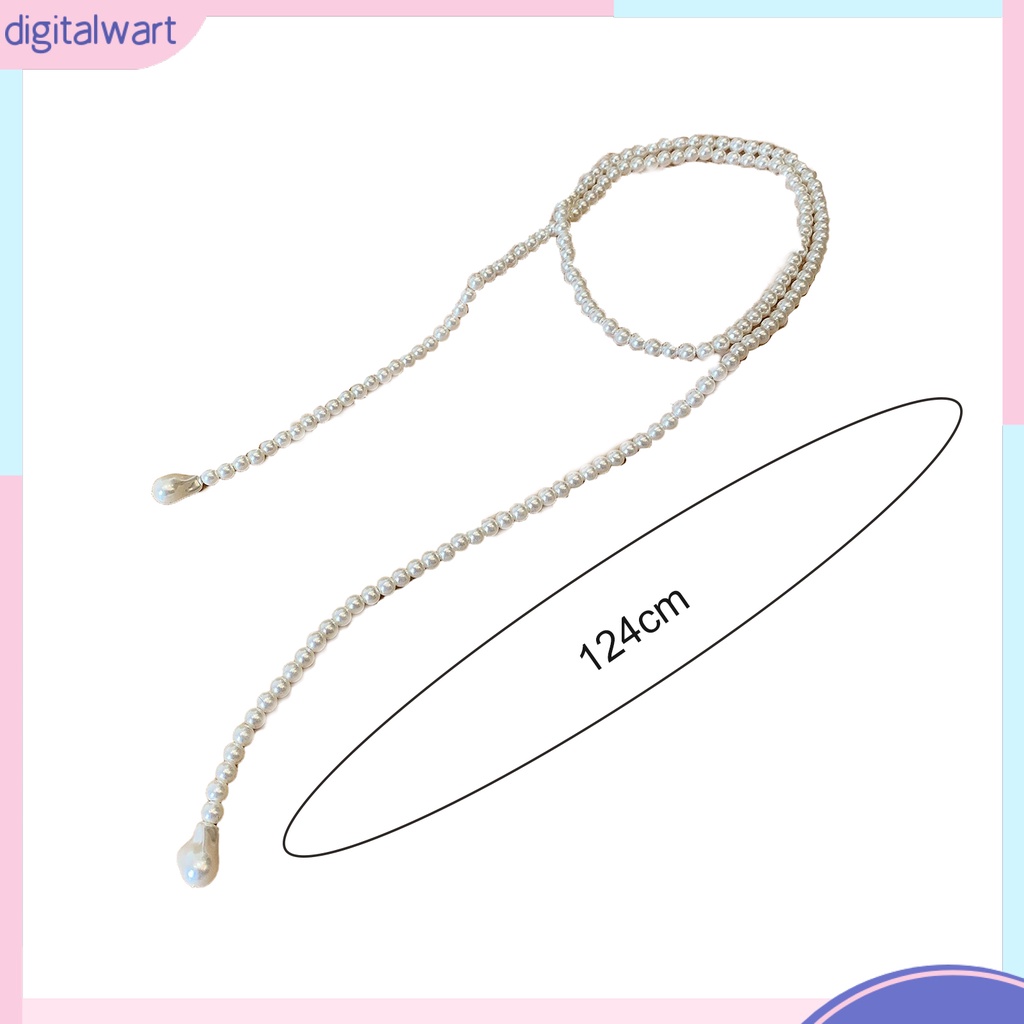 Vòng Cổ Choker Dài Nhiều Lớp Đính Ngọc Trai Nhân Tạo Phong Cách Vintage Cho Nữ