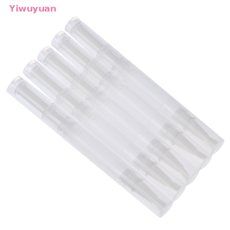 Set 5 Lọ Rỗng Đựng Dung Dịch Dưỡng Móng 3ML Kèm Cọ Tiện Dụng
