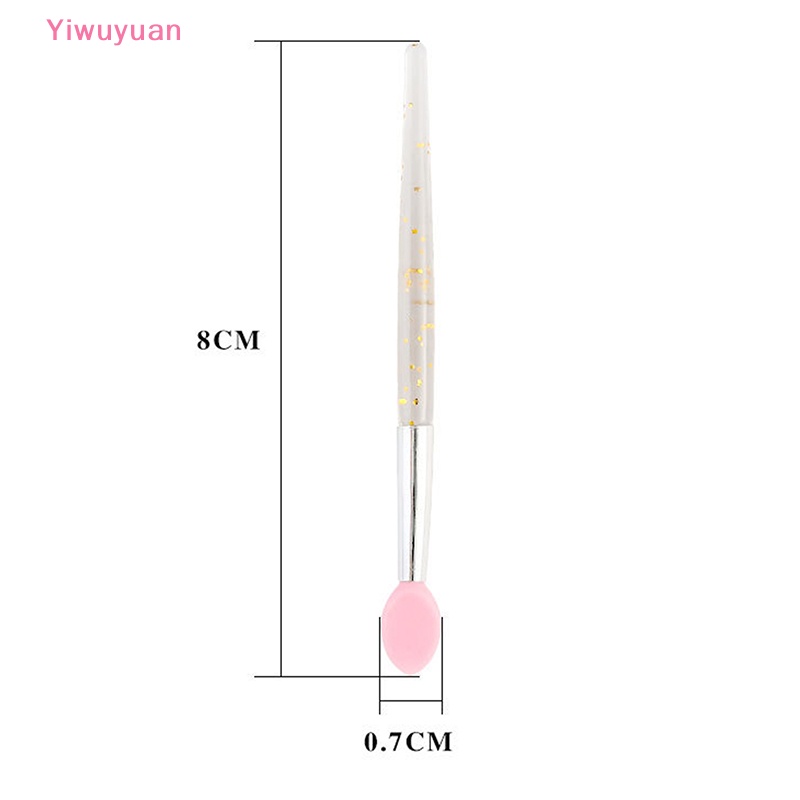 Set 10 Cọ Trang Điểm Mắt Môi Đầu Silicon Mềm Yiwuyuan