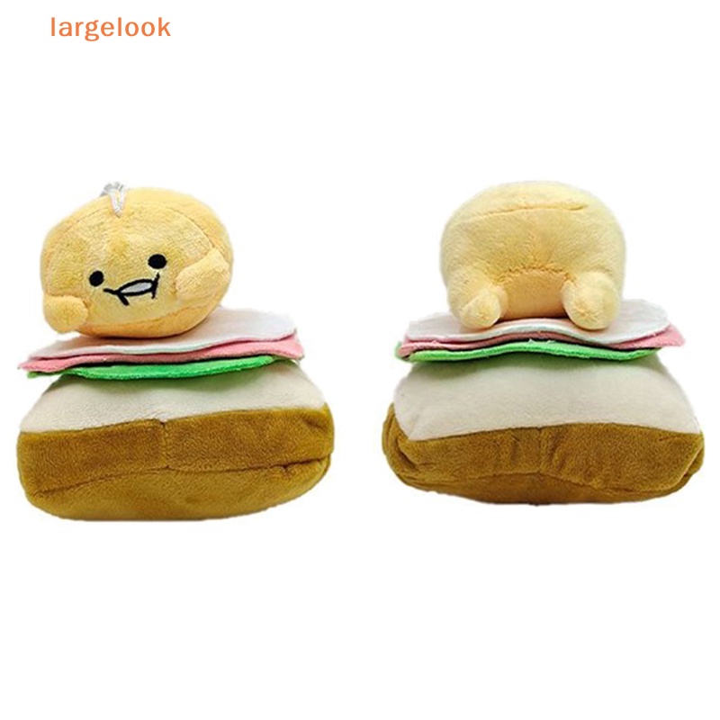 Búp Bê Nhồi Bông Hình Lòng Đỏ Trứng Lười / Burger / Bánh Sandwich / Burger Nhồi Bô