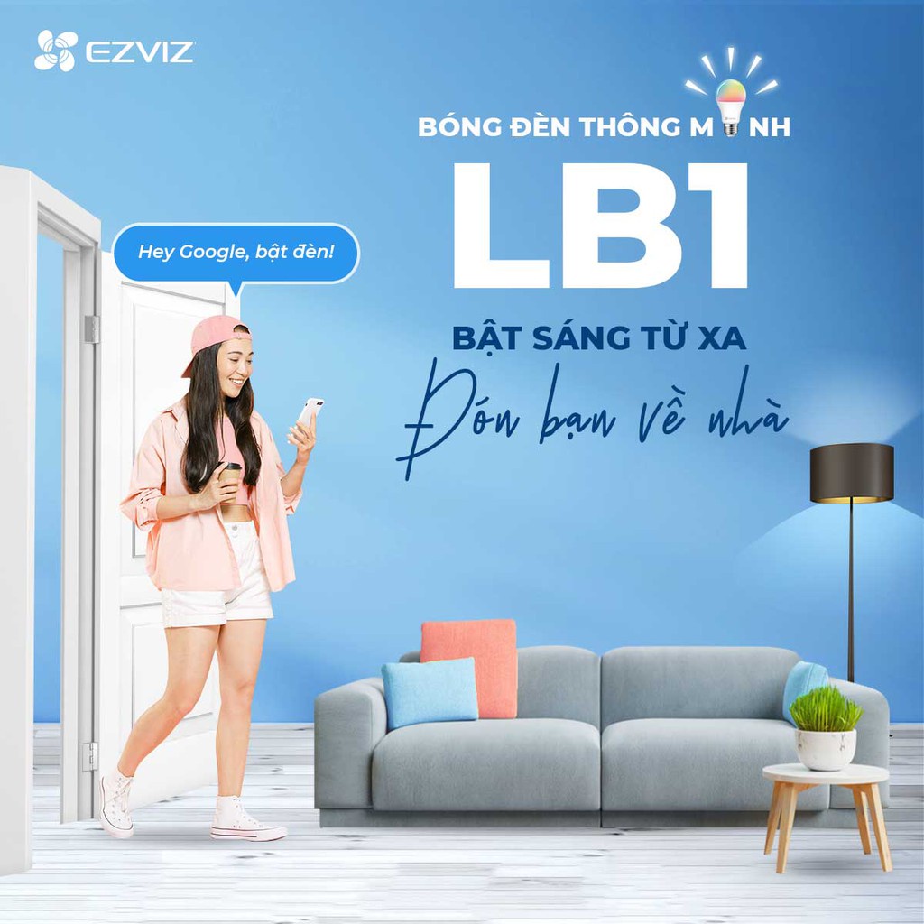 Bóng Đèn Thông Minh LB1 Ezviz - Điều Khiển Qua App Ezviz