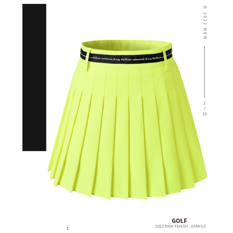 Chân Váy Mini Mềm Mại Xếp Ly Nhanh Khô Thoáng Khí Chống Lộ Hàng Cho Nữ Chơi Golf