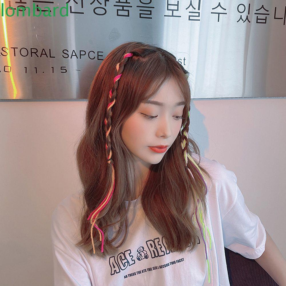Tóc Giả Thắt Bím Nhiều Màu Sắc Ngọt Ngào Phong Cách Hàn Quốc Sang Trọng Dành Cho Nữ