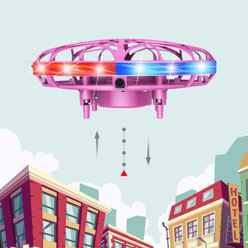 Flynova Đồ Chơi Đĩa Bay UFO Cảm Ứng Đèn LED Nhiều Màu Sắc Nâng Cấp Dành Cho Trẻ Em